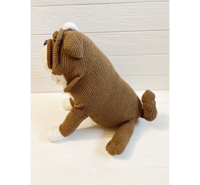 Bulldog stuffed toy