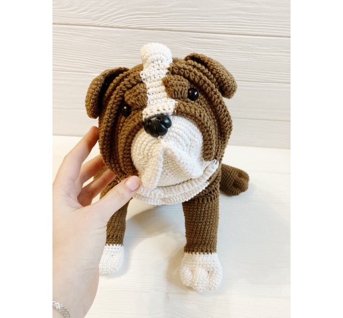 Bulldog stuffed toy