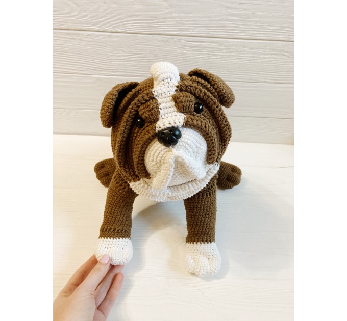 Bulldog stuffed toy