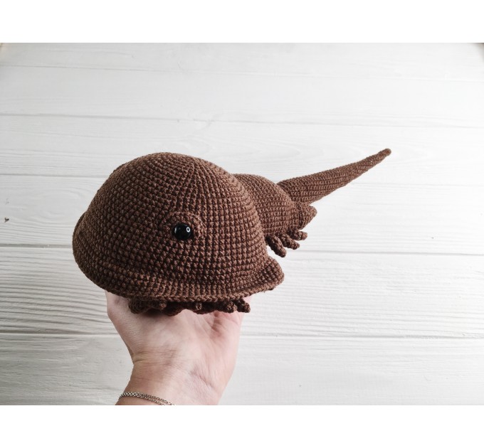 Stuffed horseshoe crab toy