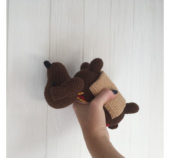 Amigurumi hot dog