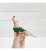 Amigurumi hunting dog