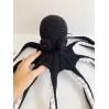 Big stuffed octopus black
