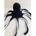 Big stuffed octopus black