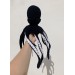 Big stuffed octopus black
