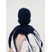 Big stuffed octopus black