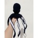 Big stuffed octopus black