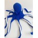 Big stuffed octopus indigo