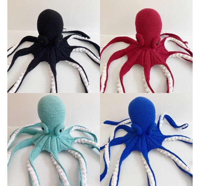 Big stuffed octopus mint
