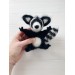 Stuffed raccoon toy