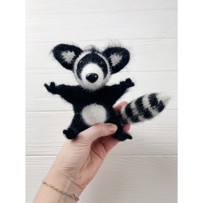 Stuffed raccoon toy