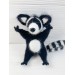 cute stuffed raccoon