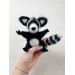 stuffed racoon toy