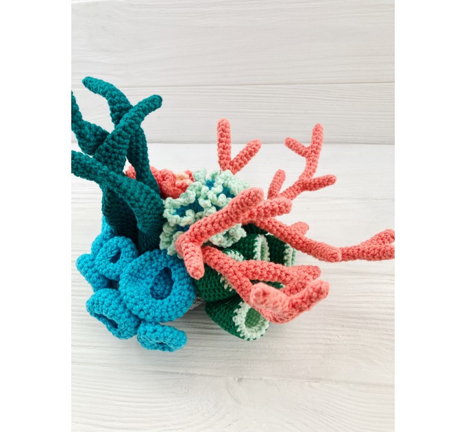 Coral reef stuffed animal