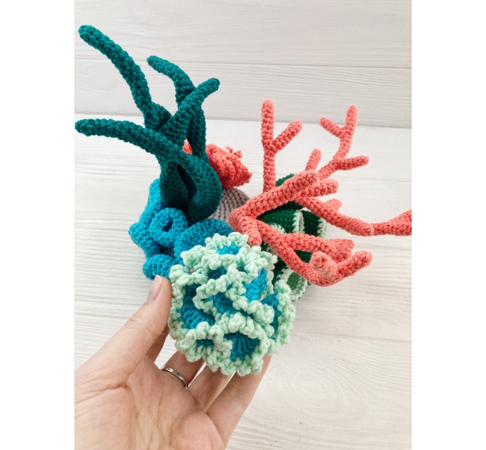 Coral reef stuffed animal