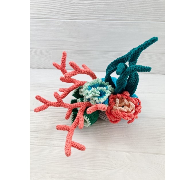 Coral reef stuffed animal