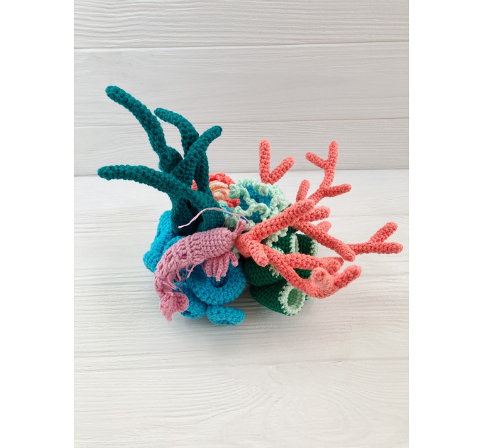 Coral reef stuffed animal