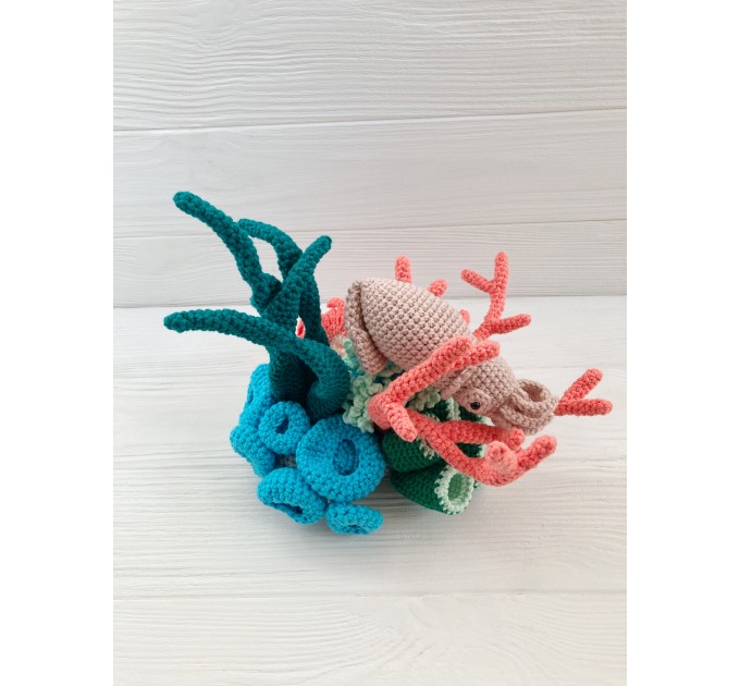 Coral reef stuffed animal