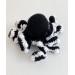 small plush octopus black