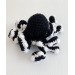Small stuffed octopus black
