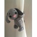 Bunny curtain tieback