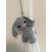Bunny curtain tieback