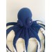 dark blue octopus plush