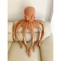 Giant stuffed octopus cream
