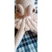 Giant stuffed octopus beige