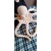 Giant stuffed octopus beige