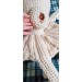 Giant stuffed octopus beige