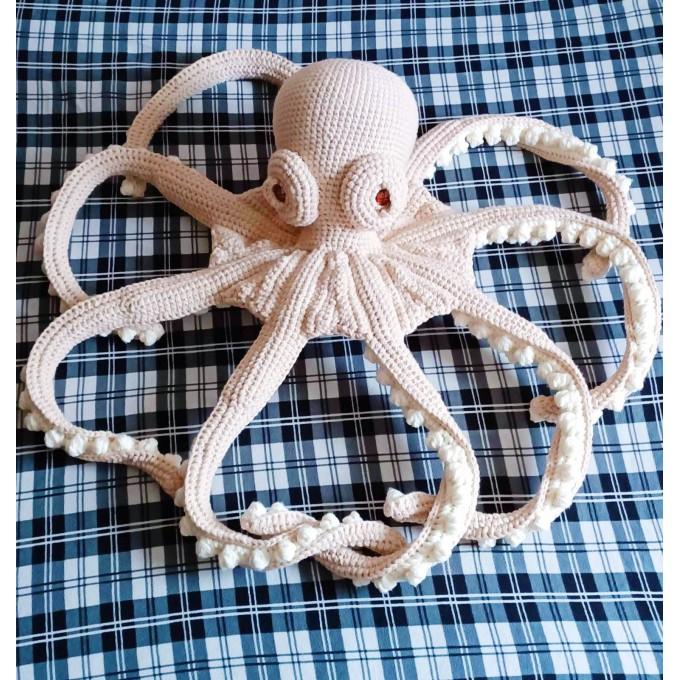 beige octopus lover gift