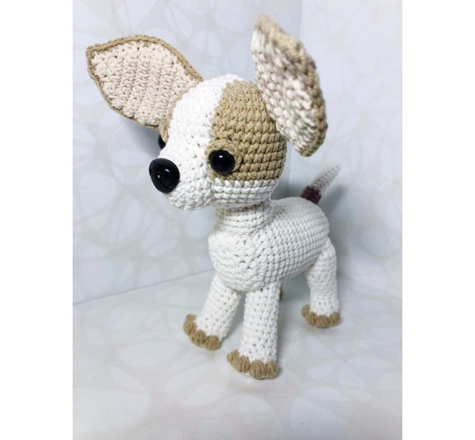 Plush white Chihuahua