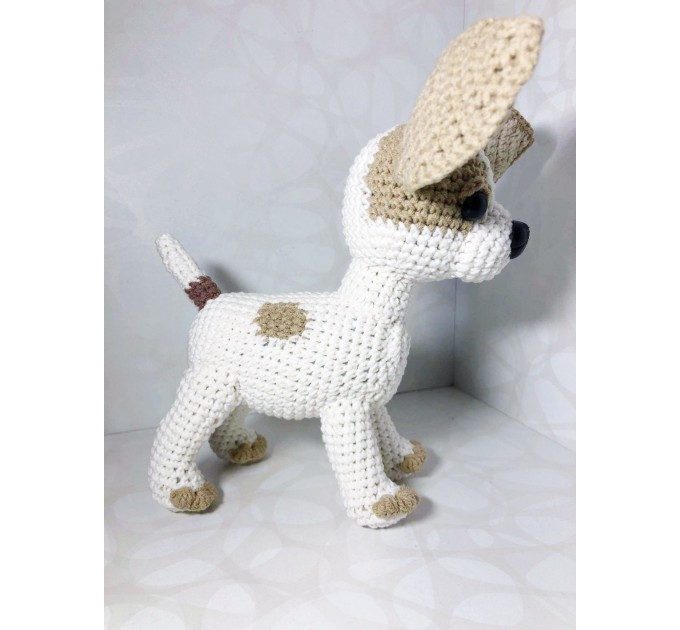 Plush white Chihuahua