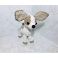 Plush white Chihuahua
