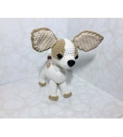 Plush white Chihuahua