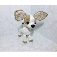 Plush white Chihuahua