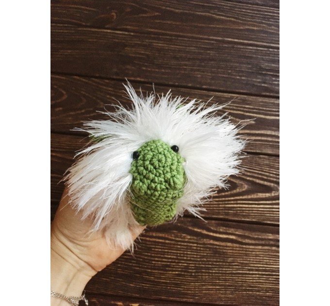 Stuffed furry caterpillar