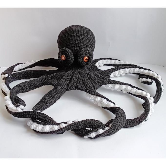 plush black octopus