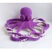 large stuffed octopus purple