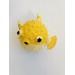 plush yellow puffer fish
