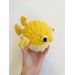 yellow puffer fish animal