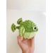 Puffer fish stuffed animal green