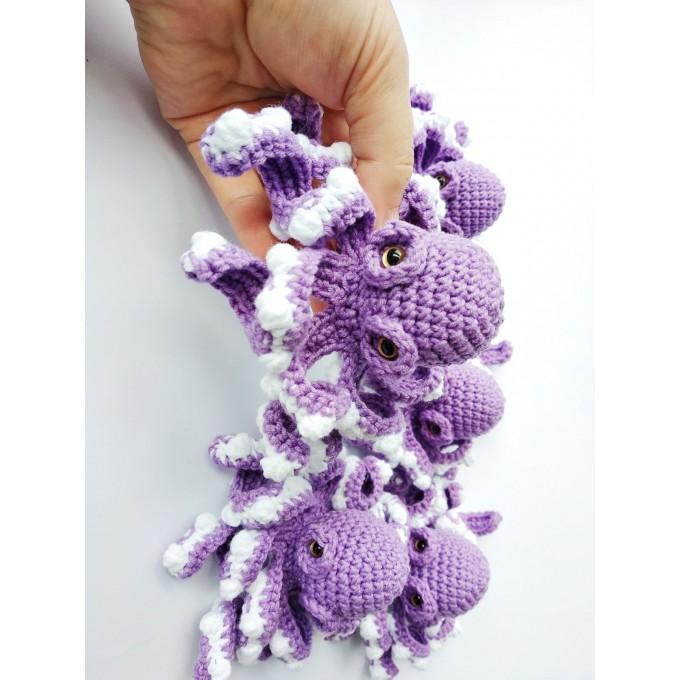 cute purple octopus