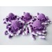 Stuffed small octopus purple