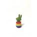 rainbow pot for cactus