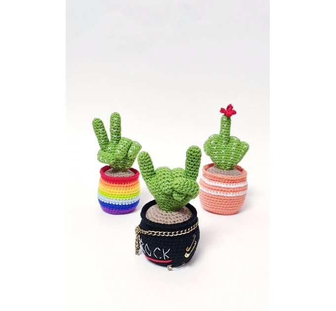 Cactus with rock fingers