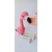 Stuffed flamingo toy