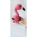 Stuffed flamingo toy