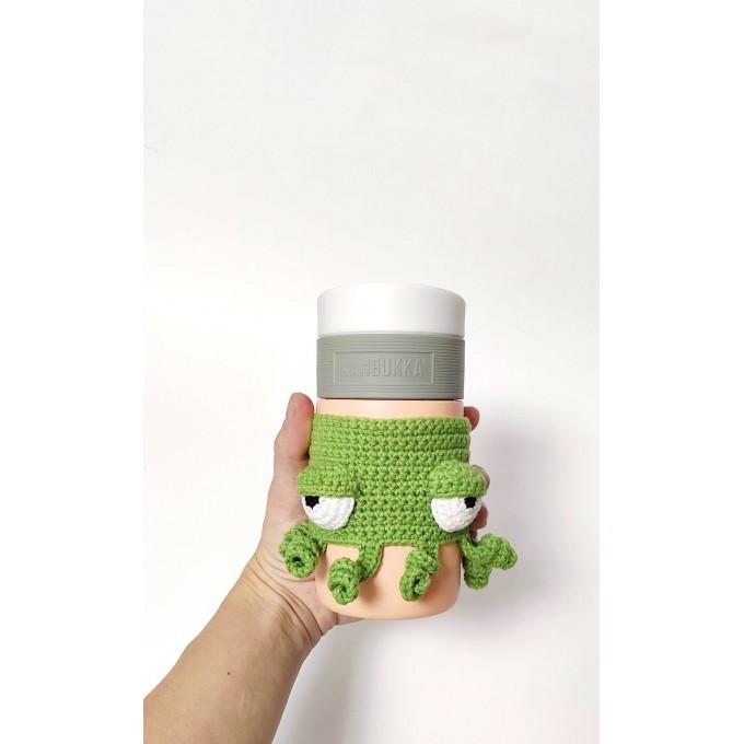octopus mug sleeve green